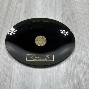 R.I UNITED STATES SENATE SENATOR CLAIBORNE PELL GLASS PLATE
